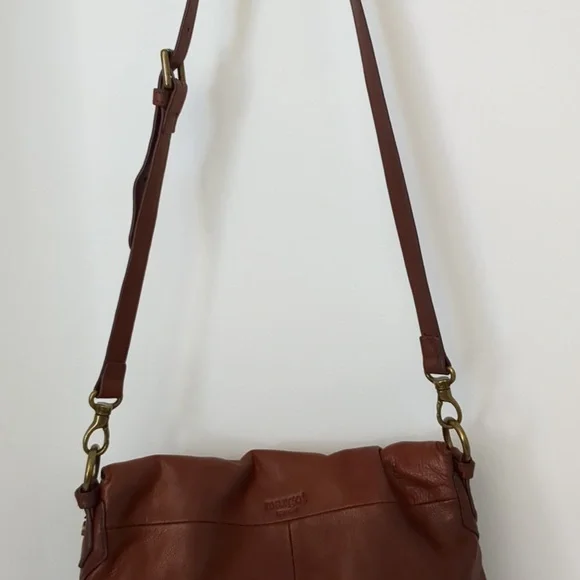 Margot Rust Leather Crossbody Bag - Picture 3 of 6
